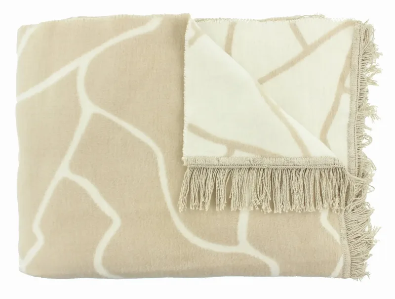 Claudi Plaid Lineas Naturel