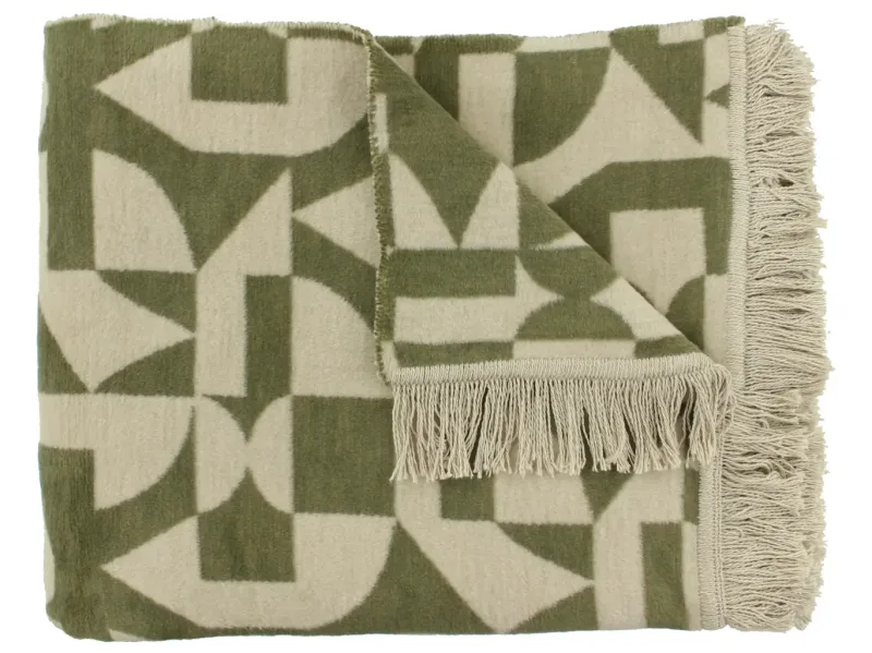 Claudi Plaid Lonata Olive