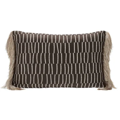 Claudi Polana Anthracite + Fringe Long Gold