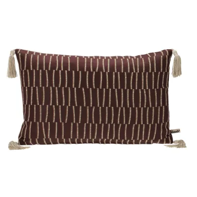 Claudi Polana Burgundy + Tassel Light Gold
