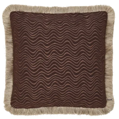 Claudi Scrolla EXCLUSIVE Dark Chocolate + Fringe Gold