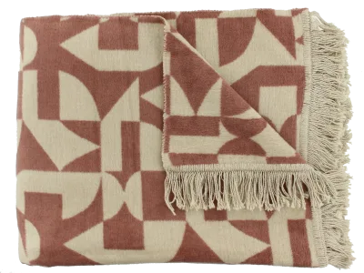 Claudi Plaid Lonata Ash Rose