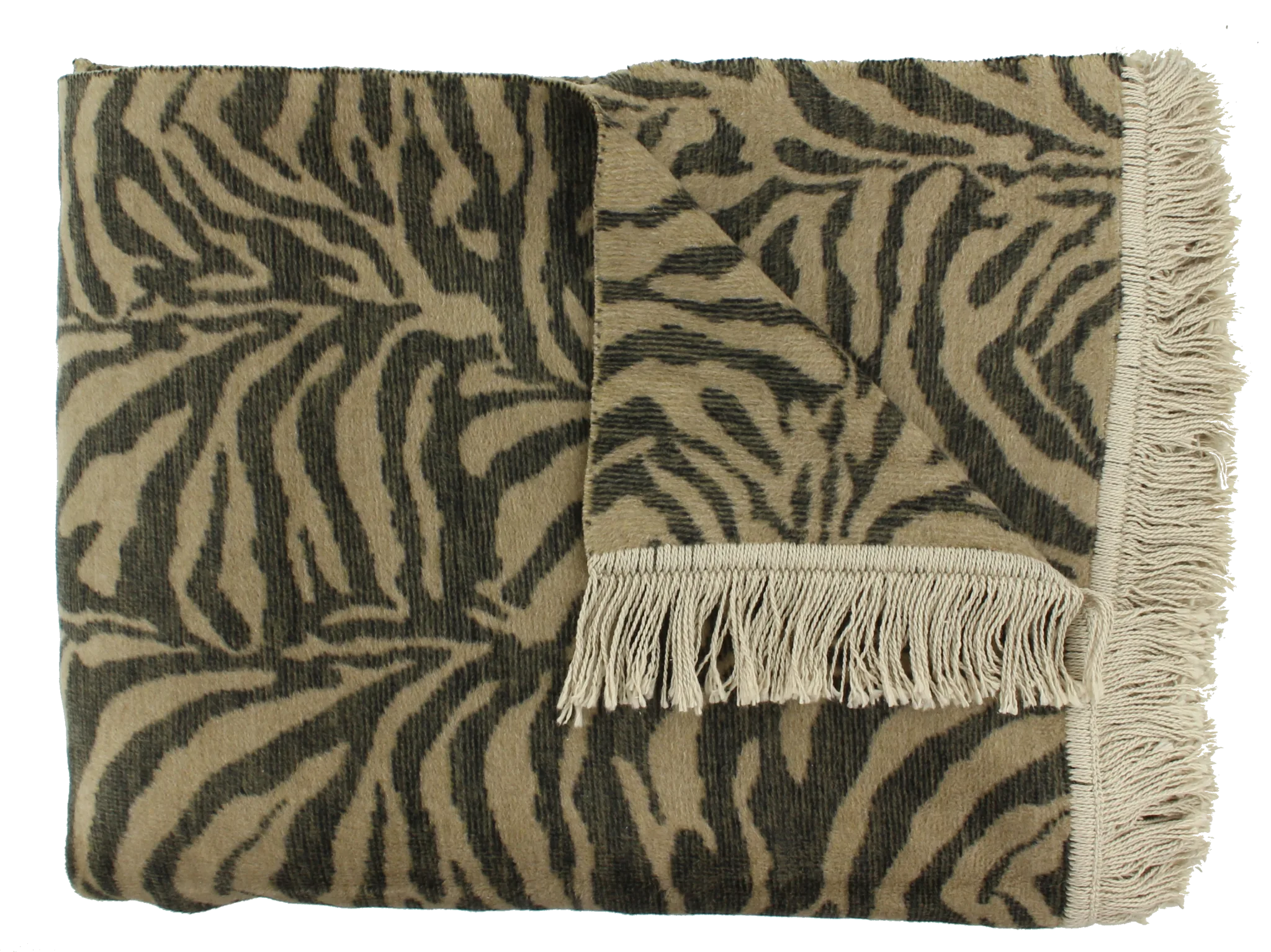 Claudi Plaid Zebby Dark Taupe
